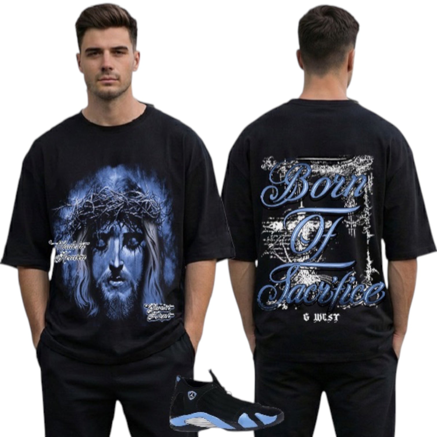 G*WEST: Fire Faith SS Tee 9464